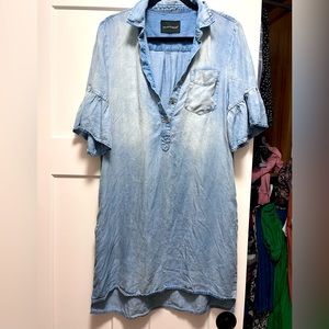 Chambray Shirt Dress